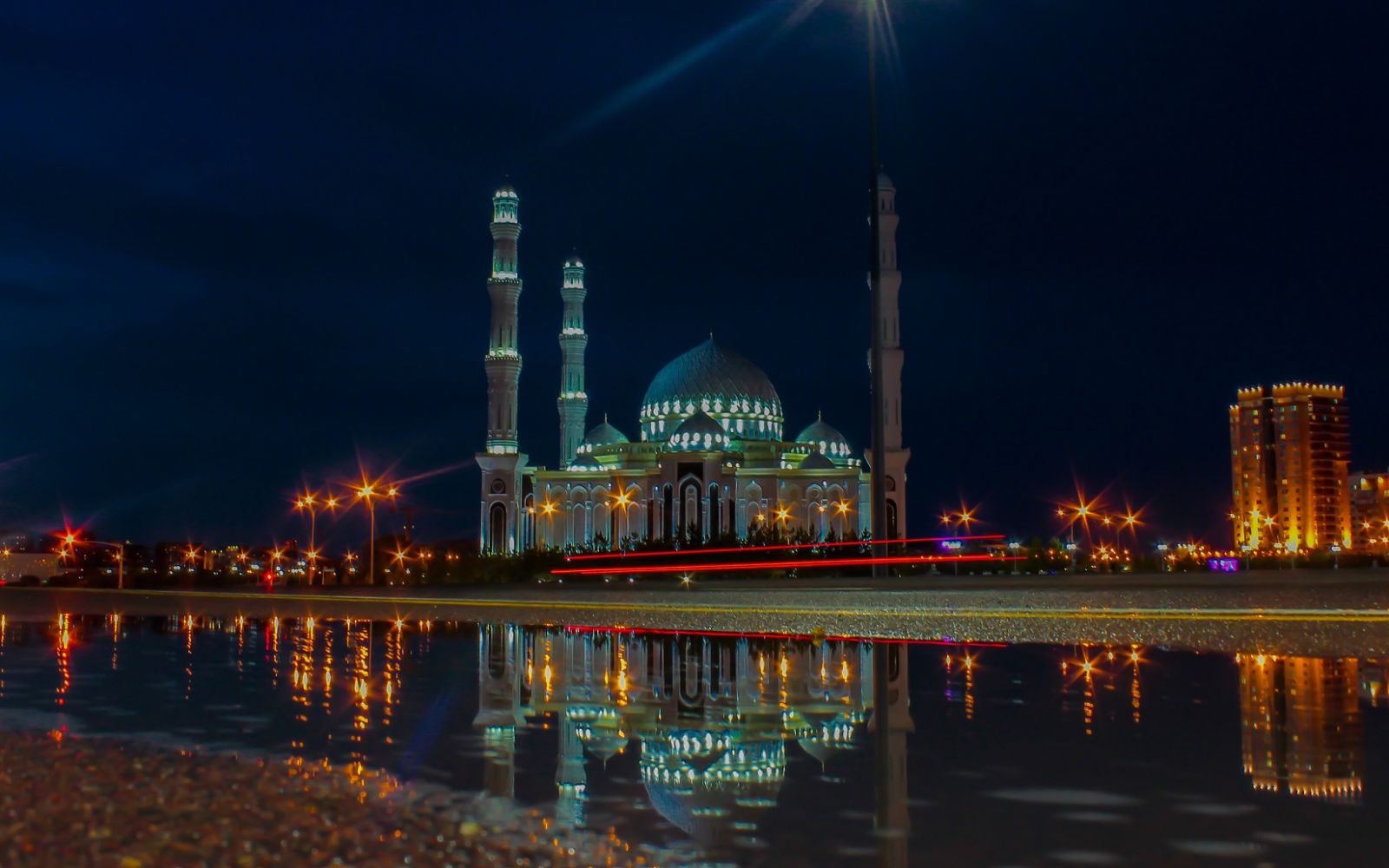мечети ночью фото