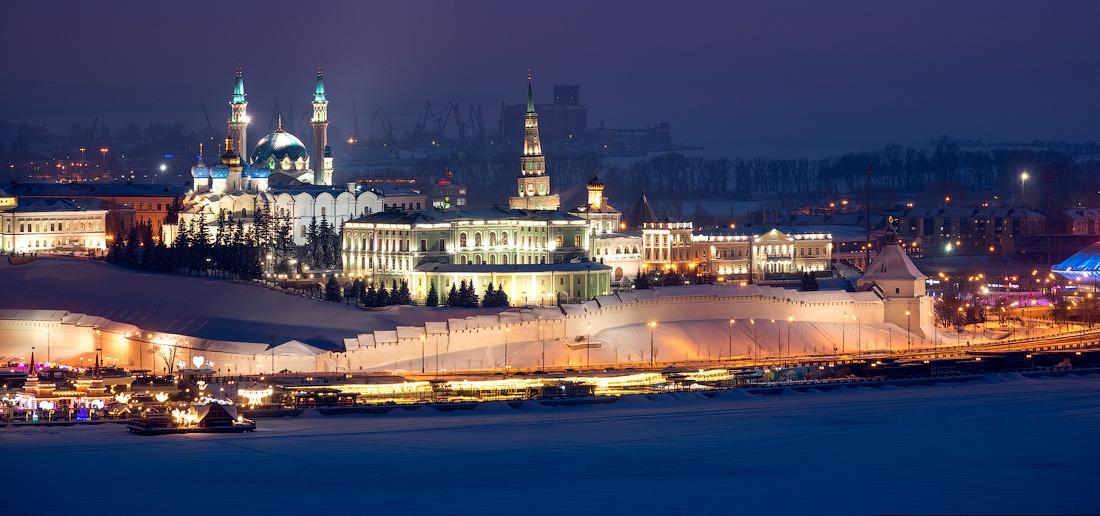 Татарстан 31. Зимний Кремль Казань. Казанский Кремль Казань ночью.