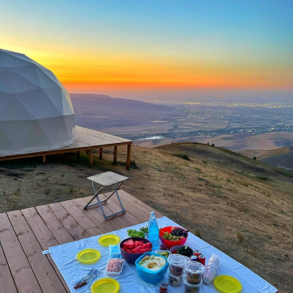 sky glamping