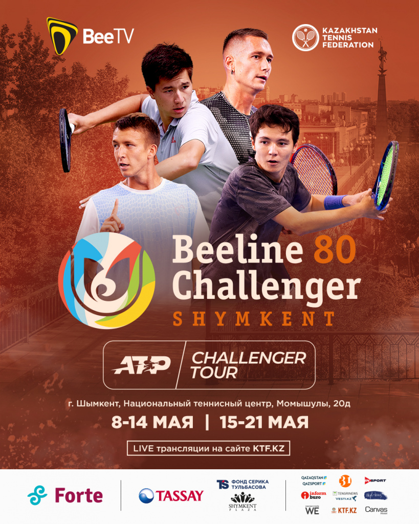В Шымкенте пройдут международные турниры серии ATP Challenger Tour - статьи, истории, публикации | WEproject