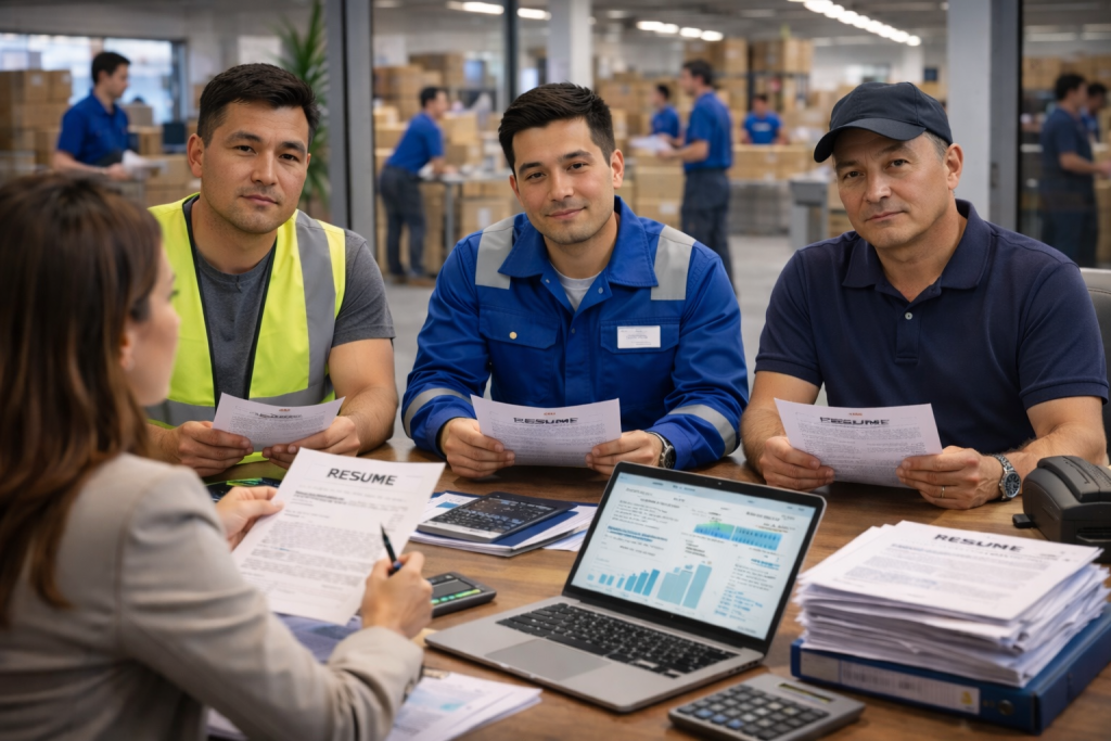 массовый подбор линейного персонала