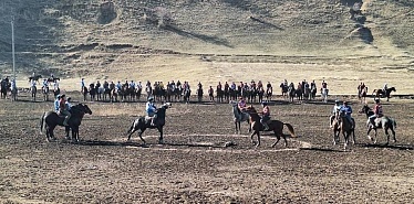В Ошской области открыли новый ипподром