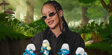 Певица Рианна озвучила главную героиню в мультфильме «Смурфики»