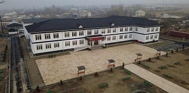 В Ошской области построили новую школу на 550 учеников