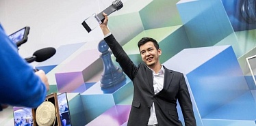 Узбекский шахматист Нодирбек Абдусатторов стал чемпионом Tata Steel Chess 2026